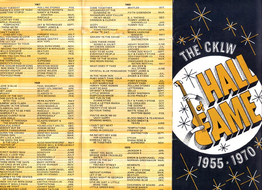 1970 Music Charts Top 100